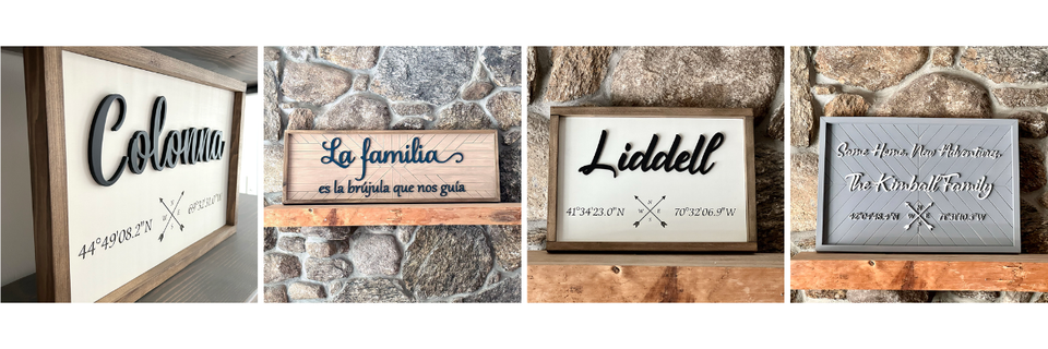 Custom Family Signs