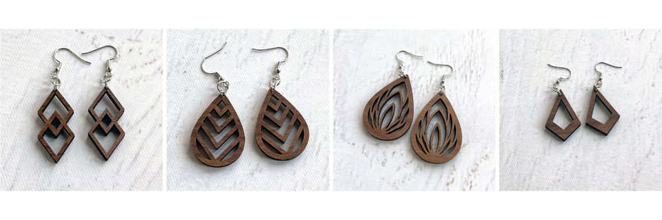Wood Earrings