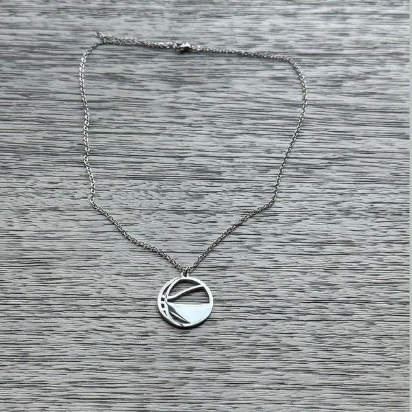 Personalized Basketball Necklace - Custom Stainless Steel Sports Jewelry