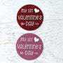 Baby's First Valentine's Day Photo Prop - Premium Glitter Acrylic Circle
