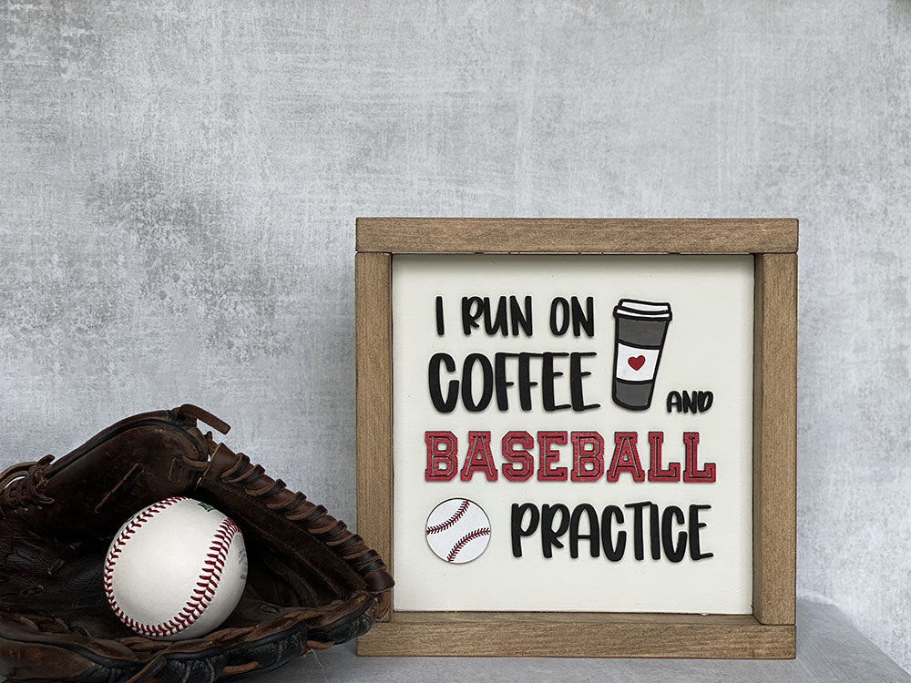 I run on Coffee and Baseball Practice