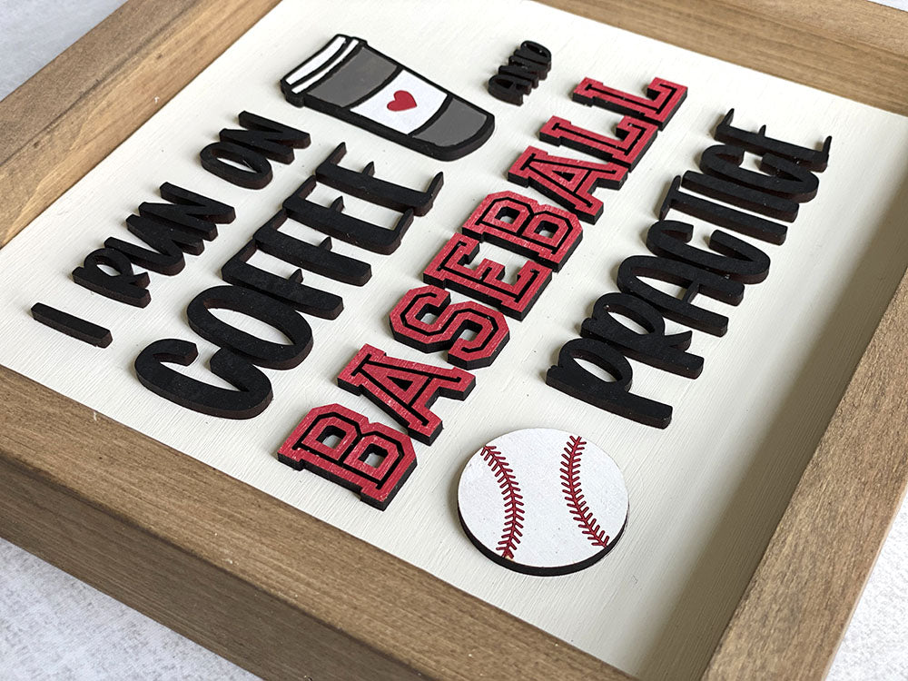 I run on Coffee and Baseball Practice