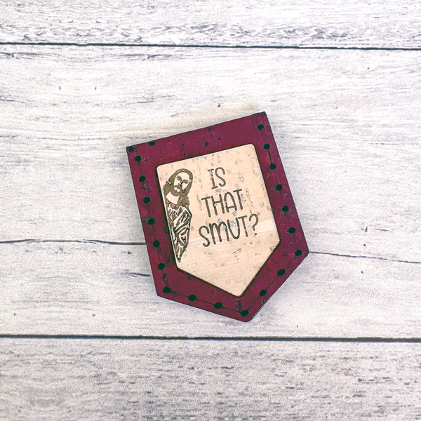 'Is That Smut?' Jesus Watching Magnetic Cork Bookmark - Literary Gift for Book Lovers