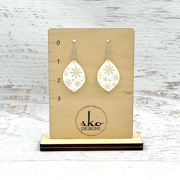 Snowflakes ColorPop Earrings