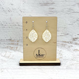 Swirls ColorPop Earrings Ivory