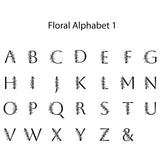 Floral Alphabet Choices 1