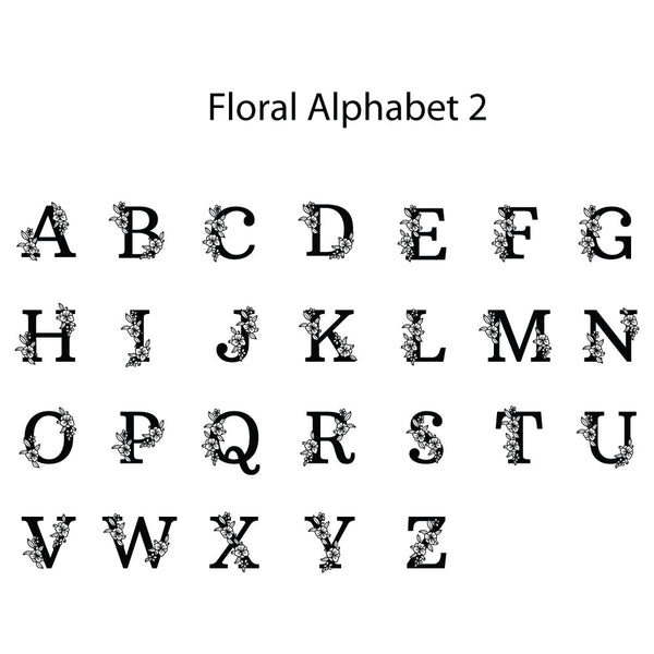 Floral Alphabet Choices 2