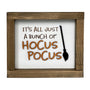 Hocus Pocus Halloween Wood Sign - Handcrafted Rustic Wall Decor