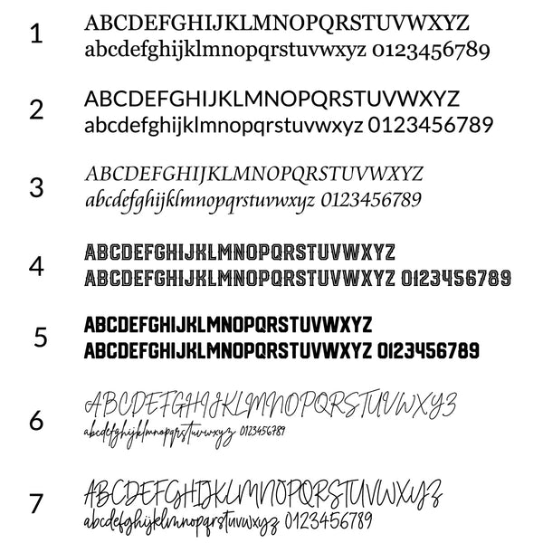 Fonts for photo engrave