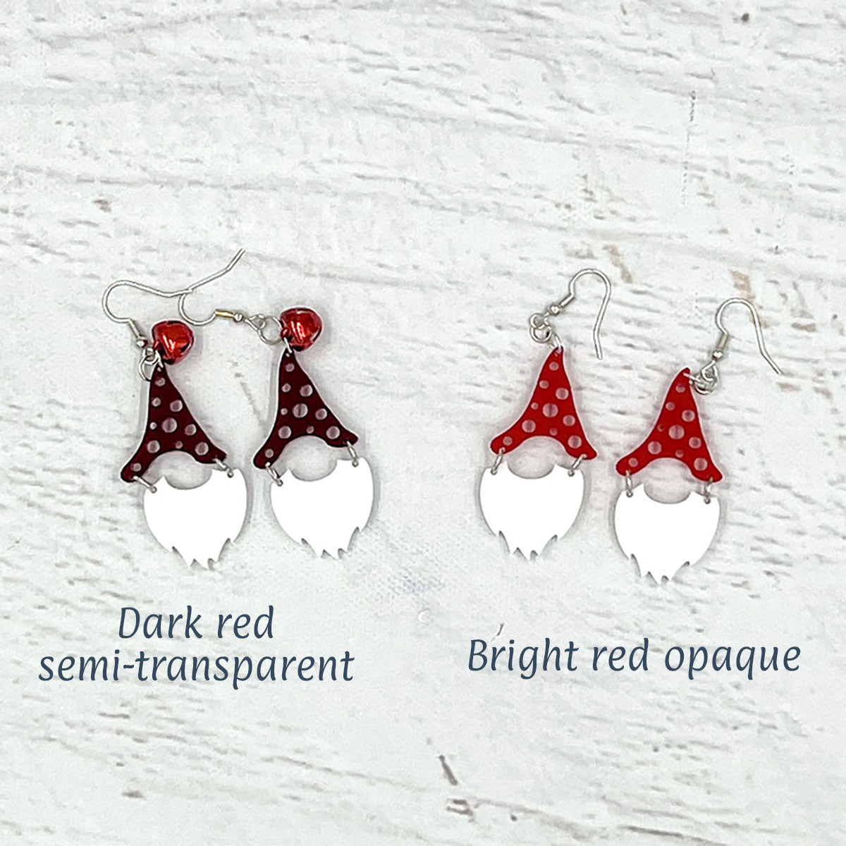 Gnome Earrings Red Style 3