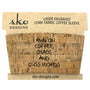 I Run on Coffee, Chaos & Cuss Words Coffee Cup Sleeve - Cork Fabric Reusable Insulator