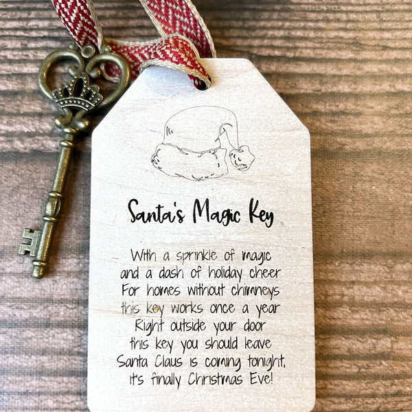 Santa's Magic Key - Wood