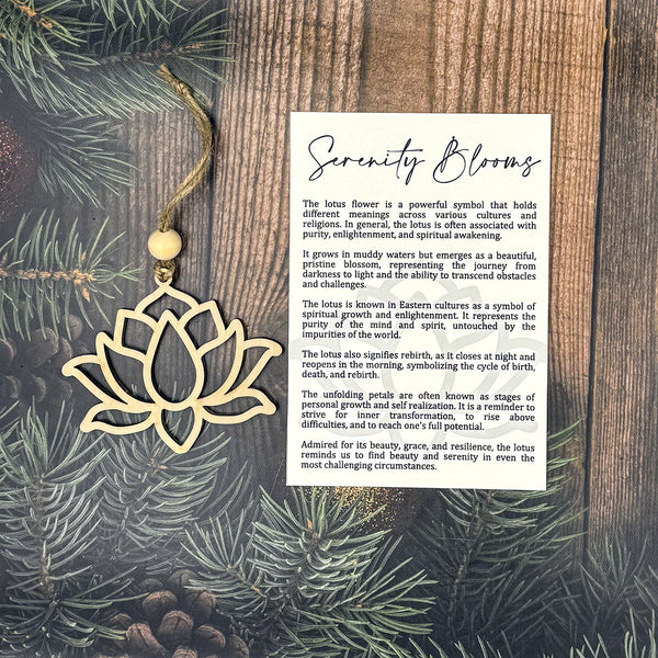 Lotus Storyteller Ornament - Serenity Blooms