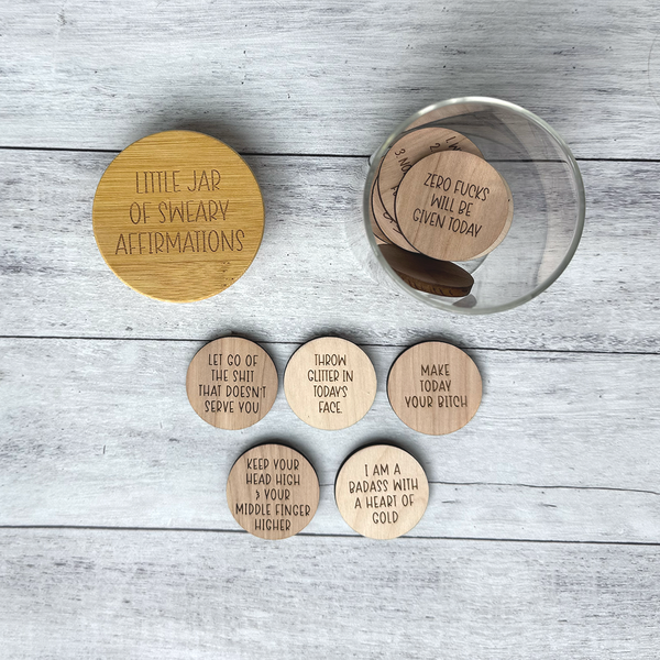 Sweary Affirmation Tokens 