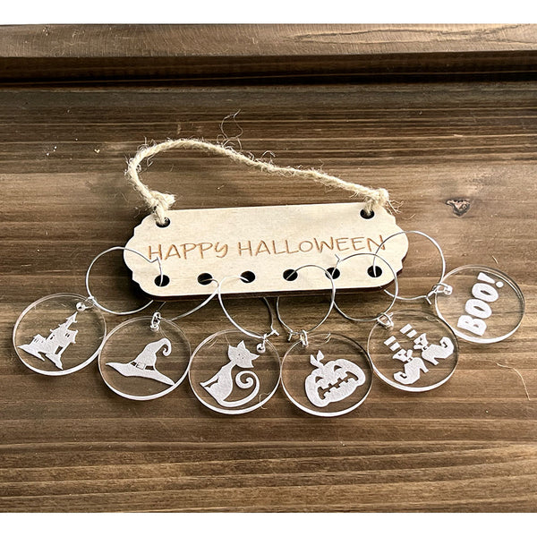 Halloween Wine Charms Set - Spooky Party Glass Markers for Wine Lovers