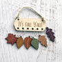 Fall Metallic Leaf Wine Charms Set - Elegant Autumn Table Decor