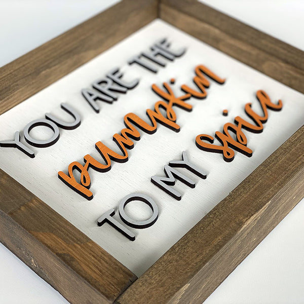 Handcrafted Pumpkin Spice Wood Sign - Fall Decor Wall Art