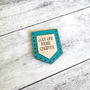 'Just One More Chapter' Magnetic Cork Bookmark | Eco-Friendly Reading Gift