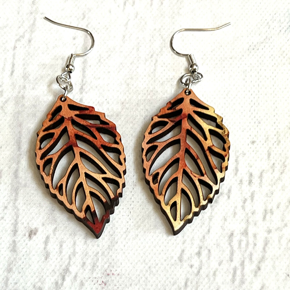 Leaf Earrings  – Delicate Fall Small