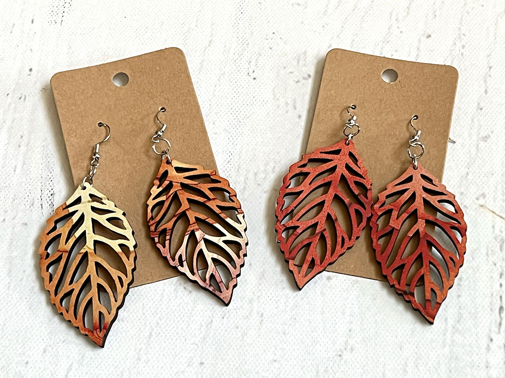 Leaf Earrings  – Delicate Fall Large