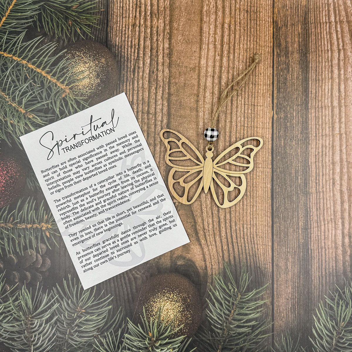 Butterfly Storyteller Ornament - Spiritual Transformation