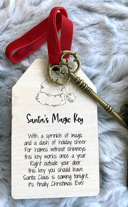 Santa's Magic Key - Wood