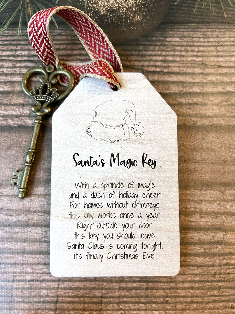 Santa's Magic Key - Wood