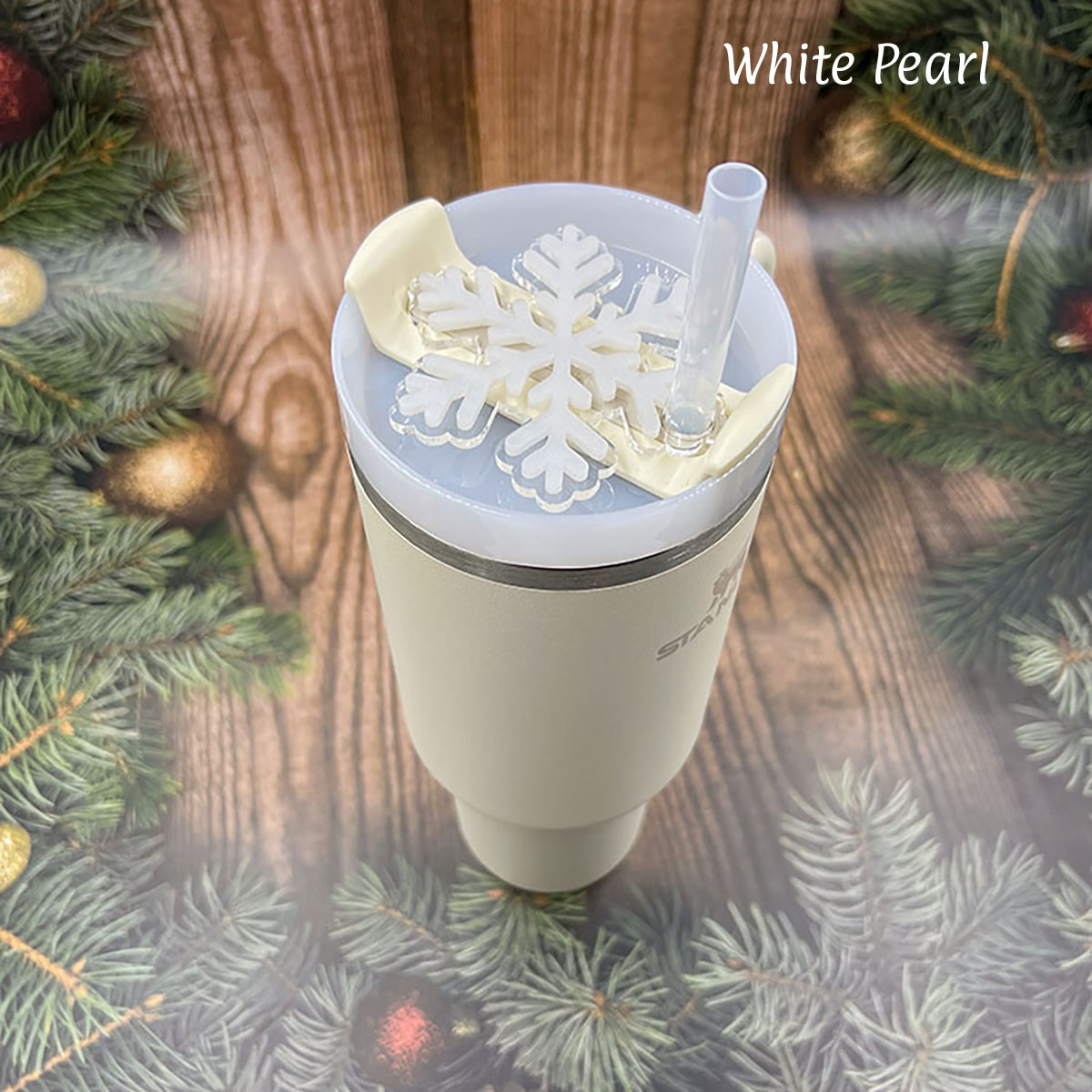 Stanley Topper Snowflake White Pearl