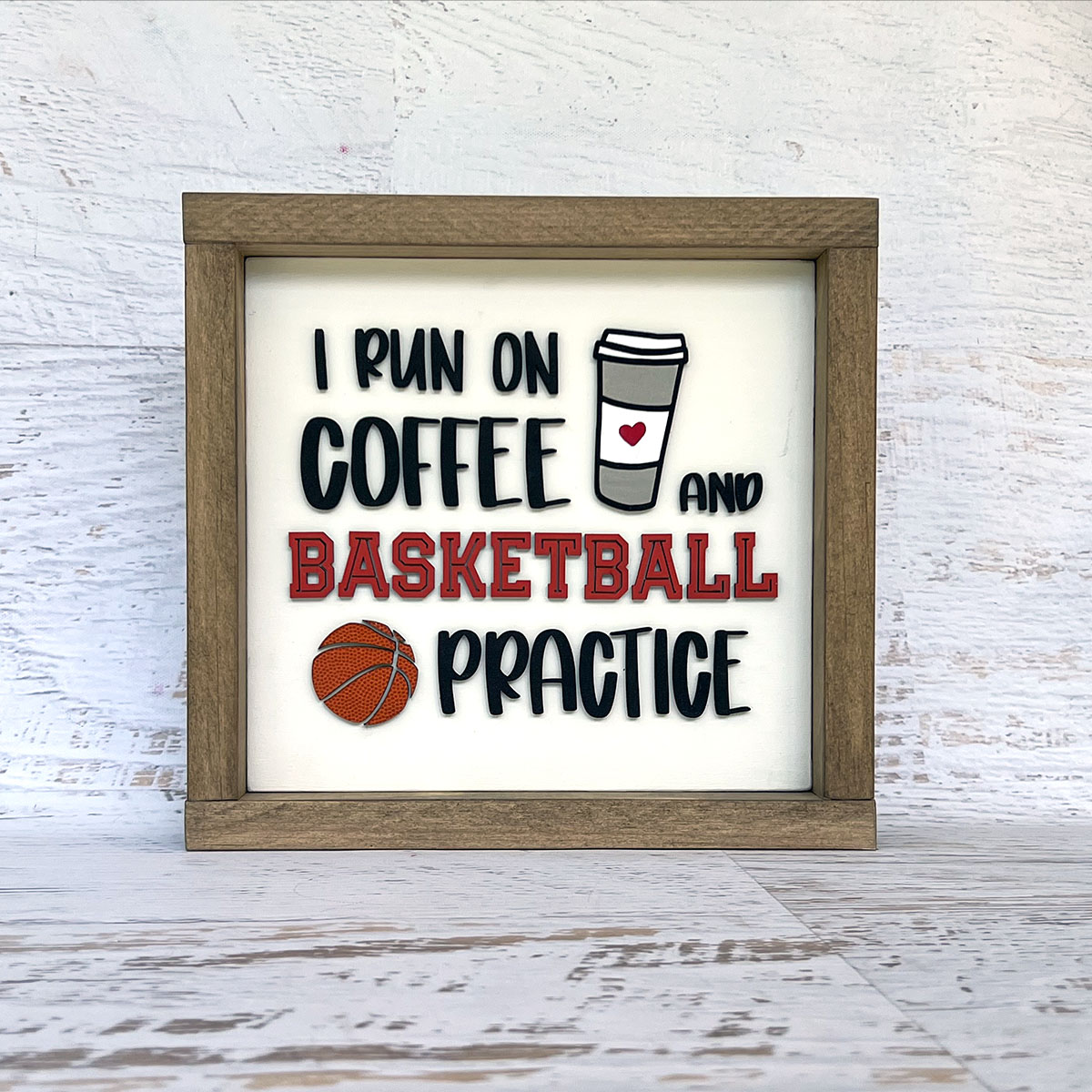 I run on coffee and basketball practice