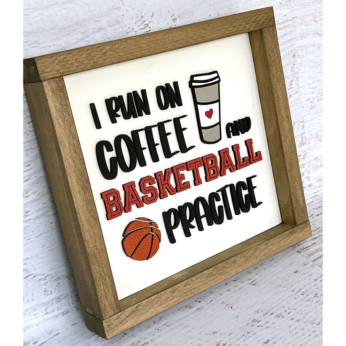 I run on coffee and basketball practice