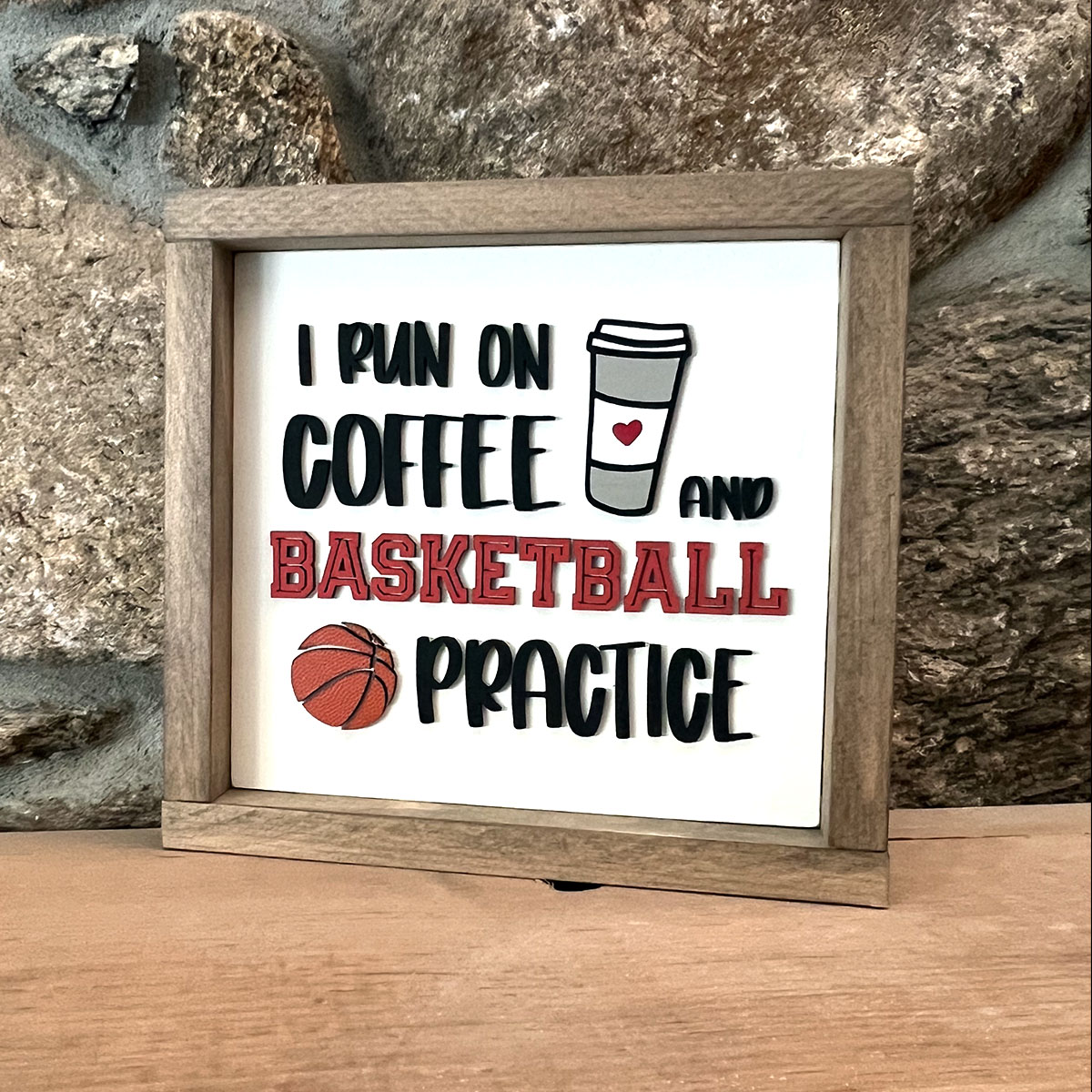 I run on coffee and basketball practice