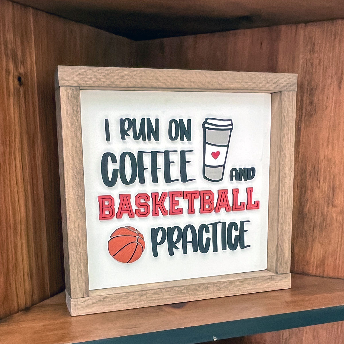 I run on coffee and basketball practice