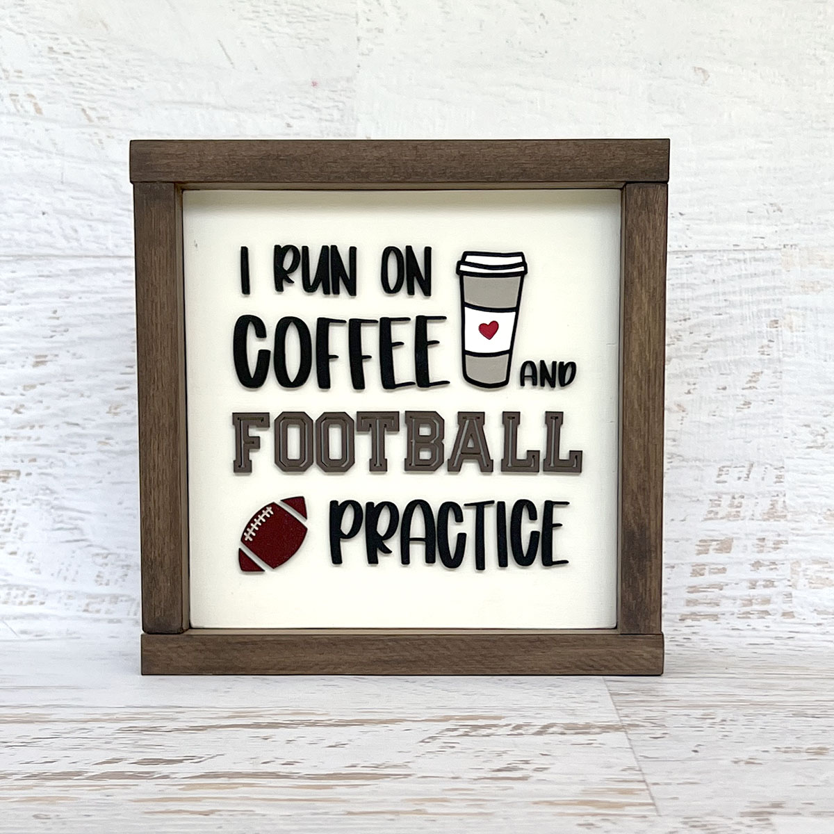 I run on coffee and football practice