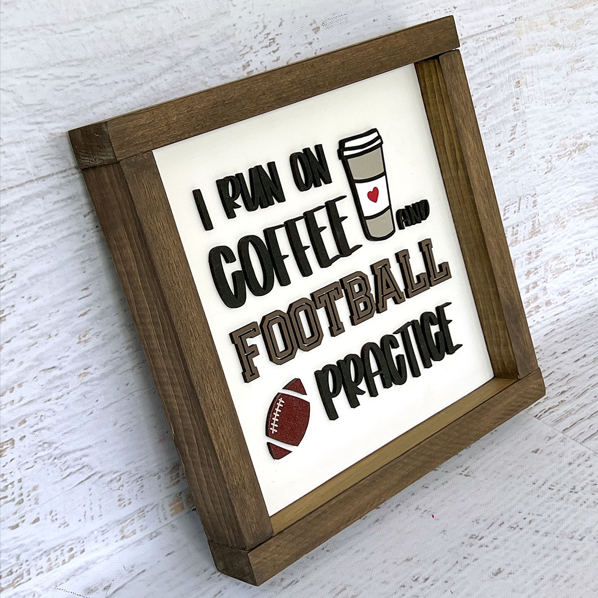 I run on coffee and football practice