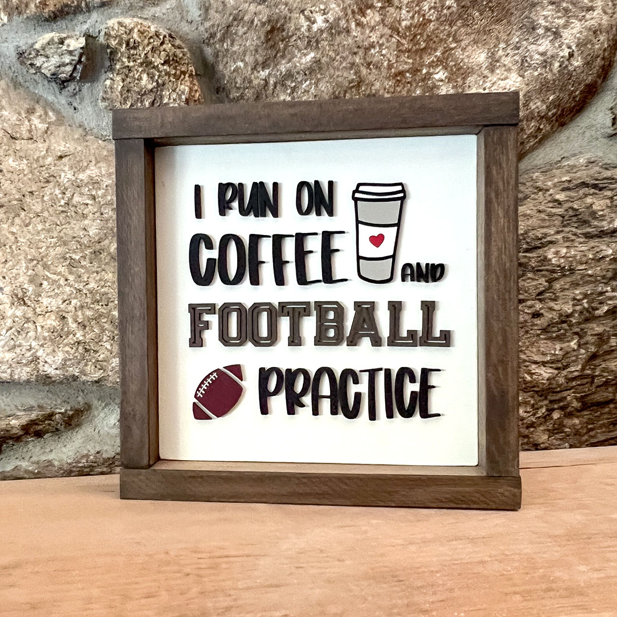 I run on coffee and football practice