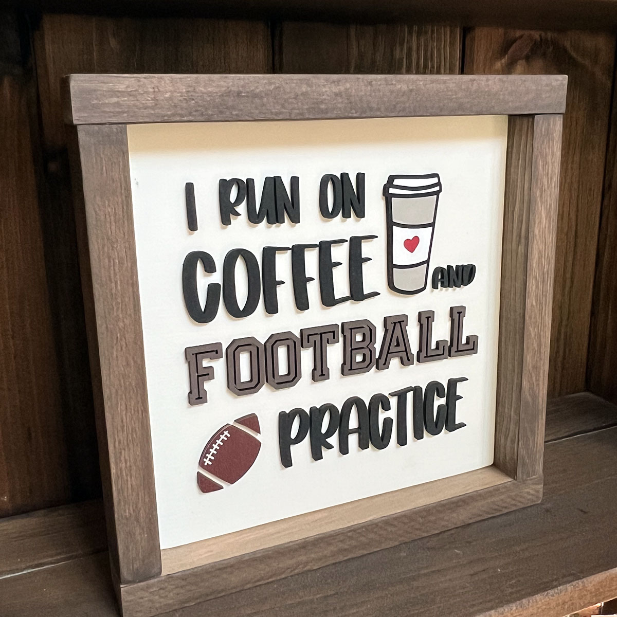 I run on coffee and football practice