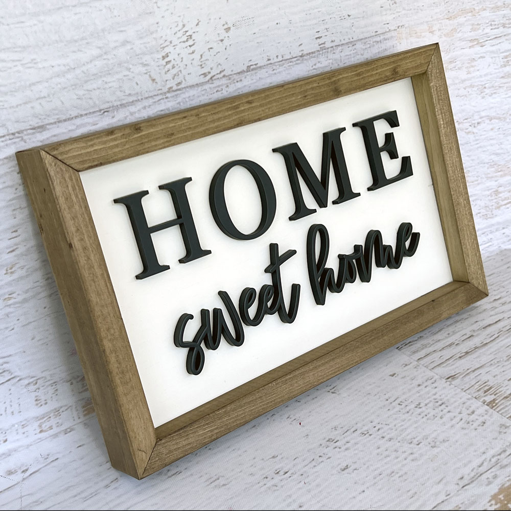 Home Sweet Home Wood Sign